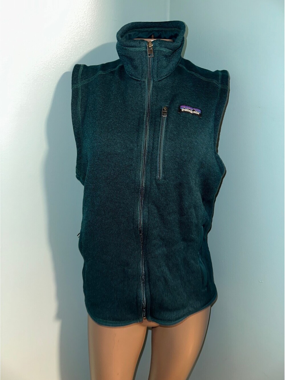 Patagonia Women's Green Gorpcore Hiking Fleece Vest M
